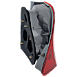 2009-2011 Honda Civic - Driver Side, Outer Tail Light, without Bulb, Halogen, Clear and Red Lens, Sedan