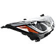 2015-2017 Hyundai Accent - Passenger Side Headlight, with Bulb, Halogen, Standard Type