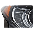 Passenger Side Headlight, with Bulb, LED, without Adaptive Frontlighting System