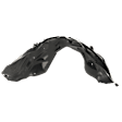 Front, Driver Side Fender Liner, Plastic, Without Insulation Foam, Except Models with 6.4L Engine