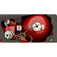 2005 Kia Spectra - Passenger Side Halogen Tail Light, With bulb(s), 4-Door, OE Replacement, Sedan