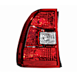 Passenger Side Halogen Tail Light, Without bulb(s), OE Replacement
