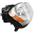 2008-2012 Mercedes Benz GL550 - Passenger Side Headlight, with Bulb, Halogen, Clear Lens