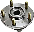 Front, Driver or Passenger Side Wheel Hub, with Bearing, FWD