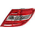Passenger Side Halogen Tail Light, Without bulb(s), OE Replacement