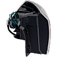 Passenger Side, Outer Tail Light, with Bulb, Halogen, Clear Lens