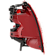 2005 Mini Cooper - Passenger Side Halogen Tail Light, With bulb(s), OE Replacement, Hatchback