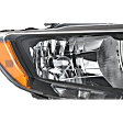 Passenger Side Headlight, with Bulb, Halogen, (SL Model, Without Premium Package)/(S, SV Models)