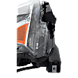 Passenger Side Headlight, with Bulb, Halogen, Clear Lens, 4 Cyl., 1.8L Engine