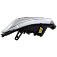 2013-2016 Nissan Pathfinder - Driver Side Headlight, with Bulb, Halogen, Clear Lens, CAPA Certified