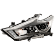 Driver Side Headlight, with Bulb, Halogen, For S/SL/SV Models