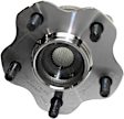 Rear, Driver or Passenger Side Wheel Hub, 5 Lugs, With Bearing, AWD, 5 x 4.5 in. Bolt Pattern