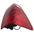 Driver Side Tail Light, with Bulb, Halogen, Clear and Red Lens, 8 Cyl., 5.6L Engine, With Utility Compartment