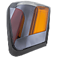 2007-2012 Nissan Altima - Passenger Side Tail Light, with Bulb, Halogen, Amber, Clear and Red Lens, Sedan
