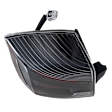 Passenger Side Tail Light, with Bulb, Halogen, Clear and Red Lens, SR/SE-R/SE-R Spec V Models, CAPA CERTIFIED