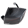 Driver Side Tail Light, with Bulb, Halogen, Clear and Red Lens, SR/SE-R/SE-R Spec V Models