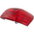 Passenger Side, Outer Tail Light, with Bulb, Halogen, Red Lens, 4 Cyl., 2.5L Engine
