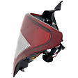 Passenger Side Tail Light, with Bulb, Halogen, Clear and Red Lens, 6 Cyl., 3.5L Engine
