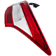 Passenger Side Tail Light, with Bulb, Halogen, Clear and Red Lens, 6 Cyl., 3.5L Engine