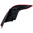 Driver Side Tail Light, with Bulb, Halogen, Clear and Red Lens, 4 Cyl., 1.6L Engine, Sedan