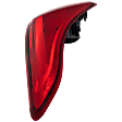Driver Side Tail Light, with Bulb, Halogen, Clear and Red Lens, 4 Cyl., 1.6L Engine, Sedan
