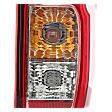 Passenger Side Tail Light, with Bulb, Halogen, Clear and Red Lens, Production Date From February 2014