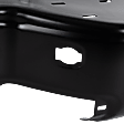 Step Bumper, Powdercoated Black Face Bar Only; With pad provision Without mounting bracket(s)