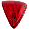 Passenger Side Tail Light, with Bulb, Halogen, Clear and Red Lens