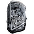 Passenger Side Headlight, without Bulb, Halogen, Clear Lens
