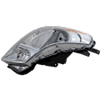 Passenger Side Headlight, without Bulb, Halogen, Clear Lens