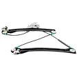 Front, Driver Side Window Regulator, Power, With One Touch Feature