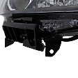 Passenger Side Headlight, with Bulb, Halogen, Smoke Interior, without LED DRL