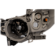 Passenger Side Headlight, without Bulb, HID/Xenon, Clear Lens