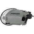 Passenger Side Halogen Headlight, Without bulb(s), OE Replacement