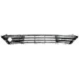 Front, Center Bumper Grille, Gloss Black CAPA Certified