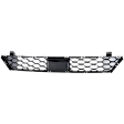 Center Bumper Grille, Gloss Black