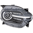 Passenger Side LED Headlight, With bulb(s)