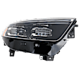 Passenger Side LED Headlight, with Bulb, For Models With Adaptive Frontlighting Systems (AFS), Without Logo