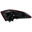 Passenger Side, Inner Tail Light, with Bulb, Halogen, Mounts On Luggage Lid, CAPA CERTIFIED