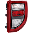Passenger Side Halogen/LED Combo Tail Light, With bulb(s), OE Replacement, CAPA Certified