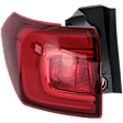 Driver Side, Outer Tail Light, with Bulb, Halogen, Mounts On Body, For Models without All Terrain Package
