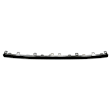 Rear, Center Bumper Trim, Black