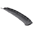 Rear Valance, Textured Black