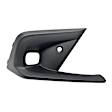 Front, Passenger Side Fog Light Trim, Black