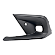 Driver Side Fog Light Trim, Black