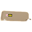 Sun Visor, Beige, Sold Individually