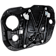 Sedan Front, Driver Side Power Window Regulator, With Motor