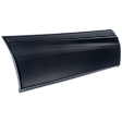 Rear, Passenger Side, Lower Door Molding and Beltlines, Matte Black