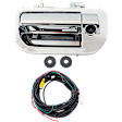 Tailgate Handle, Chrome, Plastic, Assembled with Camera, with 8mm Cable, For Models with Rear View Camera