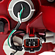 Driver Side, Outer Tail Light, with Bulb, Halogen, Red Lens